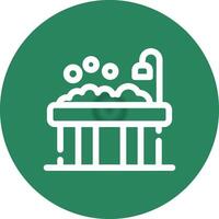 Bathtub Creative Icon Design vector