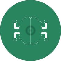 Neurons Circuit Creative Icon Design vector