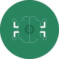 Neurons Circuit Creative Icon Design vector