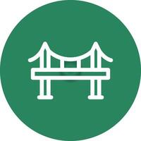 Bridge Creative Icon Design vector