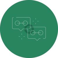 Chat Creative Icon Design vector