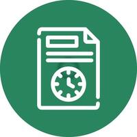 Schedule Creative Icon Design vector