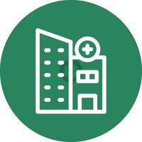 Hospital Property Creative Icon Design vector