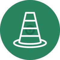 Traffic Cone Creative Icon Design vector