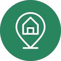 Property Location Creative Icon Design vector