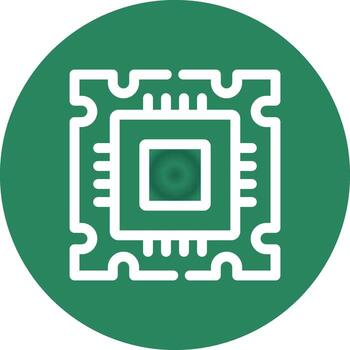 Processor Creative Icon Design vector