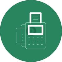 Card Machine Creative Icon Design vector