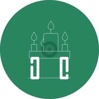 Candles Creative Icon Design vector