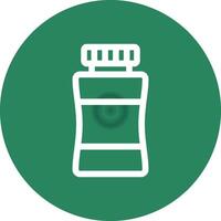 Mouthwash Creative Icon Design vector