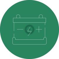 Battery Creative Icon Design vector