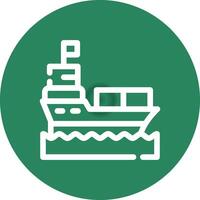 diseño de icono creativo de barco vector