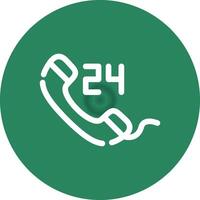 Emergency call Creative Icon Design vector