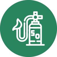 Oxygen Mask Creative Icon Design vector