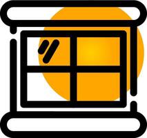 Window Creative Icon Design vector