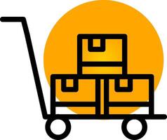 Trolley Creative Icon Design vector