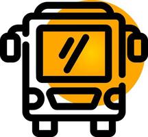 Bus Creative Icon Design vector