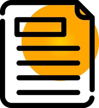 Document Creative Icon Design vector