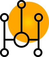Link Creative Icon Design vector