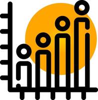 Chart Creative Icon Design vector