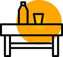 Table Creative Icon Design vector