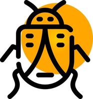 Bug Creative Icon Design vector