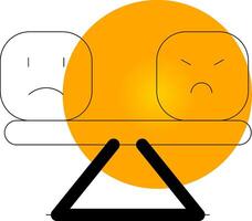 Understanding Emotions Creative Icon Design vector