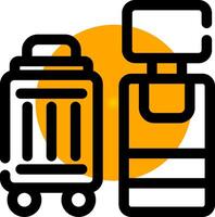 Self Check In Creative Icon Design vector