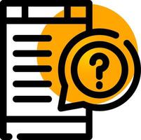 Question Creative Icon Design vector