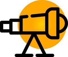Telescope Creative Icon Design vector