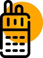 Walkie Talkie Creative Icon Design vector