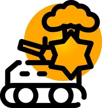 diseño de icono creativo de explosión vector