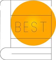 Best Seller Creative Icon Design vector