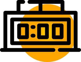 Clock Creative Icon Design vector