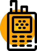 Walkie Talkie Creative Icon Design vector