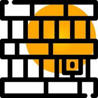 Jail Creative Icon Design vector