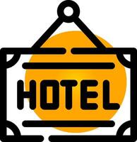 Hotel Creative Icon Design vector