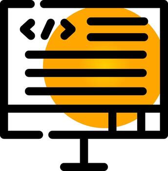 Code Creative Icon Design vector