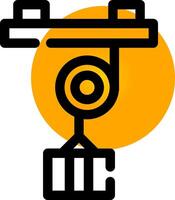 Pulley Creative Icon Design vector