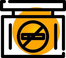 No Smoke Creative Icon Design vector