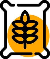 Seed Bag Creative Icon Design vector