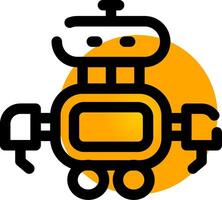 diseño de icono creativo robot vector