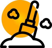 Digger Creative Icon Design vector