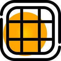 Grid Creative Icon Design vector