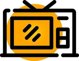 Tv Creative Icon Design vector