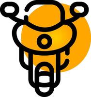 Motorbike Creative Icon Design vector