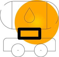 Tanker Creative Icon Design vector