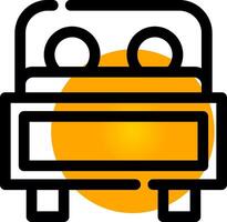 Bed Creative Icon Design vector