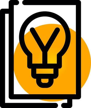 plan creativo icono diseño vector