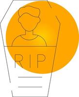 People Coffin Creative Icon Design vector