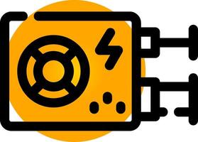 Power Supply Creative Icon Design vector